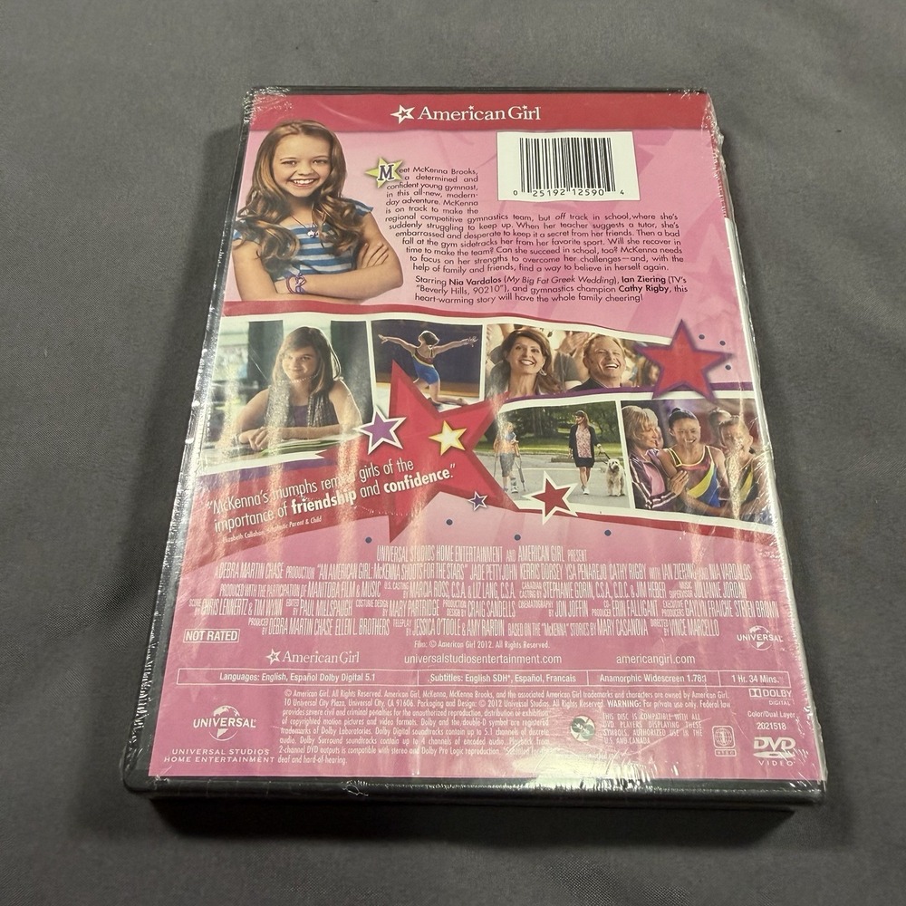 An American Girl: Mckenna Shoots for the Stars (DVD, 2012) NEW SEALED Free Ship - Picture 2 of 2